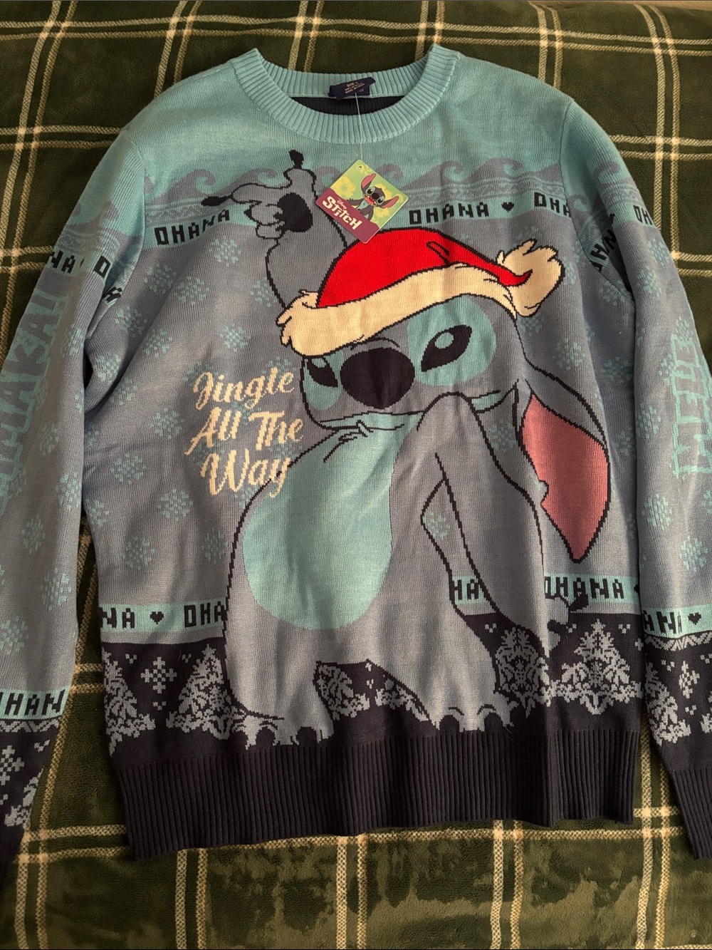 disney stitch christmas sweater